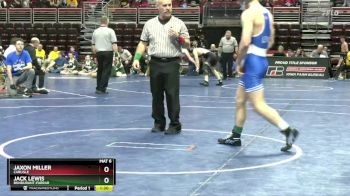 3A-157 lbs Quarterfinal - Jaxon Miller, Carlisle vs Jack Lewis, Bondurant-Farrar