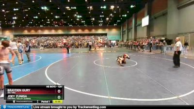 126 lbs Cons. Round 2 - Joey Zuniga, Central Valley (Ceres) vs Brayden Gury, Del Oro