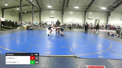 140 lbs Rr Rnd 2 - Carter Moore, The Storm Wrestling Center vs Ryder Chumley, Level Up Wrestling Center