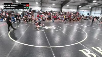 131-134 lbs Round 2 - Jackson Lewis, Fossil Ridge vs Braylon DeFreece, Cheyenne East