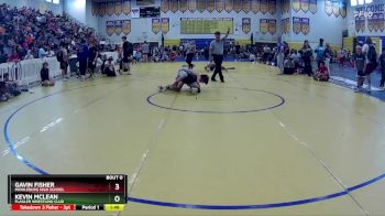 106 lbs Semifinal - Kevin McLean, Flagler Wrestling Club vs Gavin Fisher, Middleburg High School