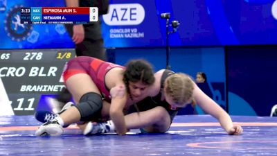 65 kg 1/8 Final - Sylvia Espinosa Muniz, Mexico vs Annie Niemann, Canada
