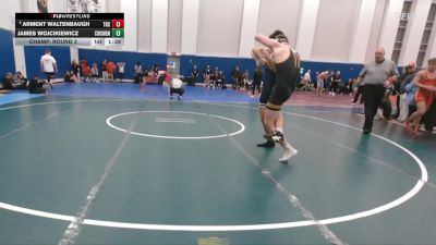 165 lbs Champ. Round 3 - Arment Waltenbaugh, The Hill School vs JAMES WOJCIKIEWICZ, Bethalto (Civic Memorial)