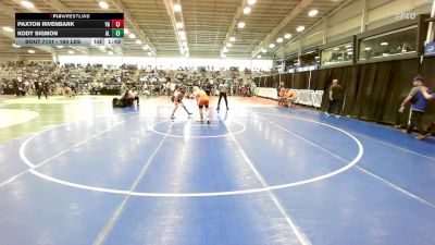160 lbs Round Of 128 - Paxton Rivenbark, VA vs Kody Sigmon, AL