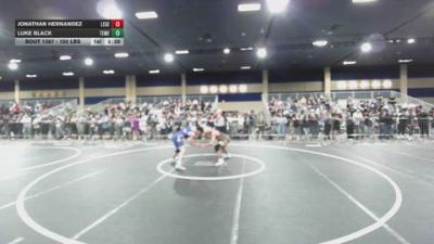 150 lbs Round Of 64 - Jonathan Hernandez, Legends Of Gold LV vs Luke Black, Temecula Valley HS