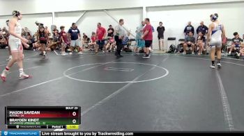 140 lbs Round 6 (8 Team) - Mason Savidan, M2TCNJ vs Brayden Kindt, U2 Upstate Uprising Red