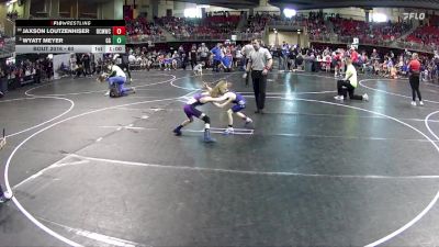 60 lbs Champ. Round 1 - Wyatt Meyer, GI Grapplers vs Jaxson Loutzenhiser, Banner County MatCats Wrestling Club