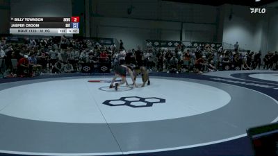61 kg Champ. Rd Of 128 - Billy Townson, Scarlet Knight Wrestling Club vs Jasper Croom, Sons Of Thunder