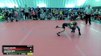 48 lbs Round 3 (8 Team) - Grayson Bish, Donahue WA vs Wyatt Wilson, Alpha Elite