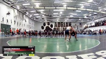 285 lbs Round 4 (6 Team) - Hunter Probasco, Ohio Northern vs Brody Perry, University Of Wisconsin Eau Claire