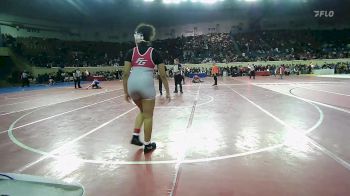 160 lbs Round Of 16 - Kae'leigh Thomas, Fort Gibson Youth Wrestling vs Terrilan Banner, Union Girls JH