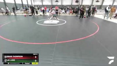 170 lbs 5th Place Match - Gunnar Thompson, MT vs Rylin Lang, WA