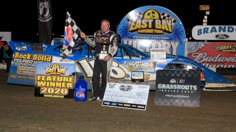 Weaver Finds Victory in Crate Racin' USA Late Model Opener