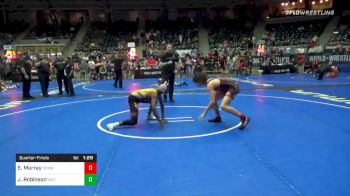 125 lbs Quarterfinal - Elijah Murray, Combat Athletics vs Jaydon Robinson, Victory Elite