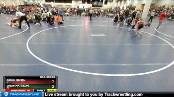 126 lbs Cons. Round 6 - Drew Mattison, MO vs Gavin Jensen, IA