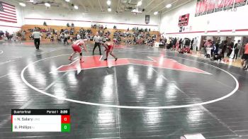 165 lbs Quarterfinal - Noah Salary, Indianapolis vs Ben Phillips, Indiana