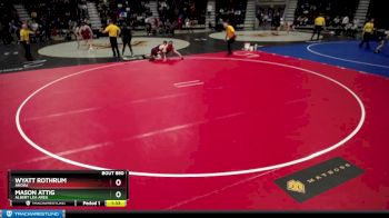 152 lbs 23rd Place Match - Mason Attig, Albert Lea Area vs Wyatt Rothrum, Anoka