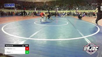 92 lbs Round Of 32 - Nolan Martin, Ranger 47 Wrestling Club vs Isaiah Stout, F-5 Grappling