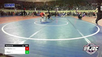 92 lbs Round Of 32 - Nolan Martin, Ranger 47 Wrestling Club vs Isaiah Stout, F-5 Grappling