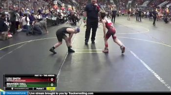 72 lbs Champ. Round 1 - Brayden Hall, Wildcat WC - Lakeview vs Lou Smith, Michigan Revolution