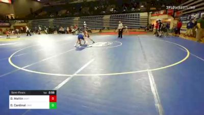 133 lbs Semifinal - Drew Mattin, Unattached vs Derrick Cardinal, Unattached-South Dakota State