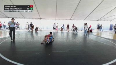 88 lbs Round 4 - Traton Nelms, Mantanona TC vs David Julian Aguilar, Threshold Wrestling Club