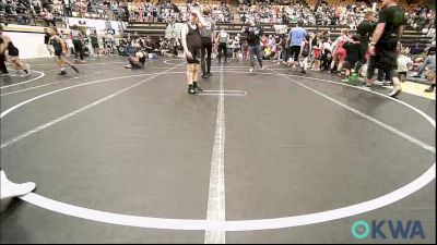 90 lbs Rr Rnd 2 - Cadyn Tate, Bridge Creek Youth Wrestling vs William Douthit, Redskins Wrestling Club