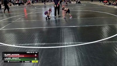 50 lbs 3rd Place Match - Laurel Arnott, Seymour Youth Wrestling vs Blaire Jackson, North Alabama Elite Wrestling