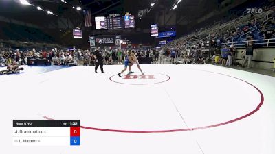 106 lbs Cons 16 #1 - Jude Grammatico, CT vs Lytning Hazen, CA