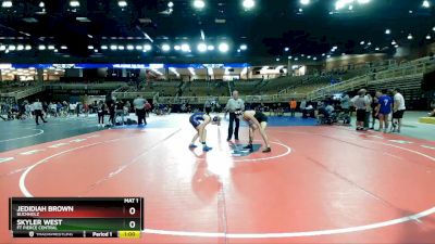 126 lbs Cons. Round 2 - Skyler West, Ft Pierce Central vs Jedidiah Brown, Buchholz