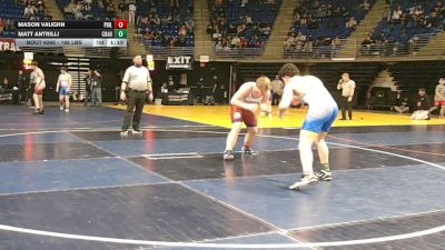 195 lbs Consy 1 - Mason Vaughn, Philipsburg Osceola vs Matt Antrilli, Cranberry