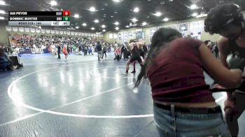 144 lbs Cons. Round 3 - Dominic Bustos, Westminster vs Ian Pryor, North (Bakersfield)