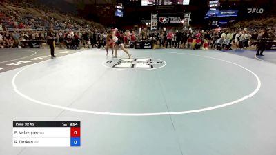 190 lbs Cons 32 #2 - Elia Velazquez, WA vs Rebecca Oetken, WY