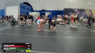 126 lbs Round 6 (8 Team) - Brock Albright, Ohio Storm vs Tyler Helwig, Rogue WC