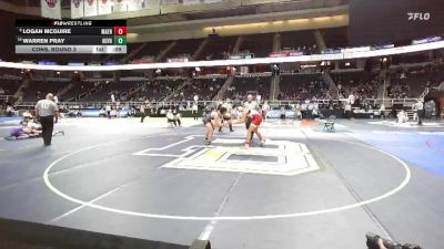 II-215 lbs Cons. Round 3 - Logan Mcguire, Maine Endwell vs Warren Pray, Ausable Valley