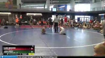 75 lbs Round 3 (10 Team) - Jaxx Keely, Predator Wrestling vs Luke Benzing, Alpha Elite