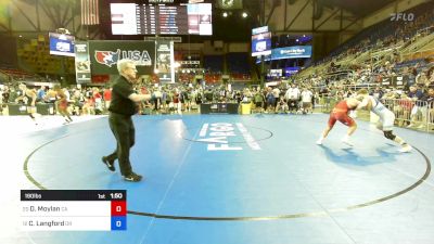 190 lbs Cons 8 #2 - Daniel Moylan, CA vs Carson Langford, OR