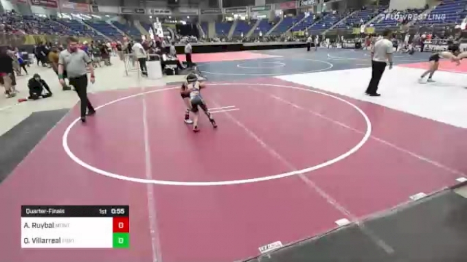 52 lbs Quarterfinal - Asher Ruybal, Monte Vista Takedown Club vs ...