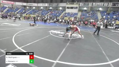 120 lbs 2nd Place - Rudy Rodriguez, GI Grapplers vs Jordan Romero, Unit 6