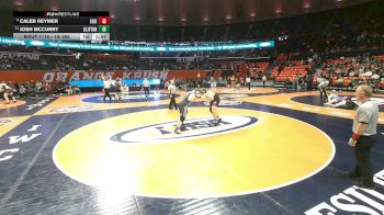 1A 285 lbs Champ. Round 1 - Josh McCurry, Clifton (Central) vs Caleb Reymer, Erie