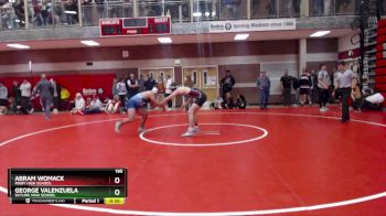 195 lbs 3rd Place Match - George Valenzuela, Skyline High School vs Abram Womack, Rigby High School