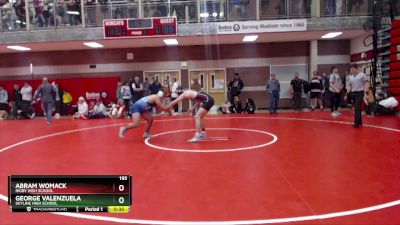 195 lbs 3rd Place Match - George Valenzuela, Skyline High School vs Abram Womack, Rigby High School