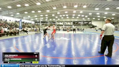 190 lbs 5th Place Match - Miles Sanderson, Oakton vs Jon DeMarco, Gainesville HS