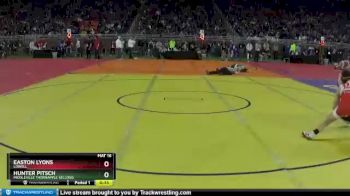 D2-119 lbs Cons. Round 2 - Easton Lyons, Lowell vs Hunter Pitsch, Middleville Thornapple Kellogg