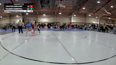 170 lbs Quarterfinal - Julianna Darmafall, Liberty Common vs Julia Bollenbacher, Findlay High School