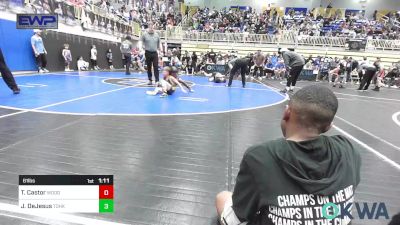 61 lbs Round Of 16 - Treble Castor, Woodward Youth Wrestling vs Jean-Pierre DeJesus, Team Of Hard Knox