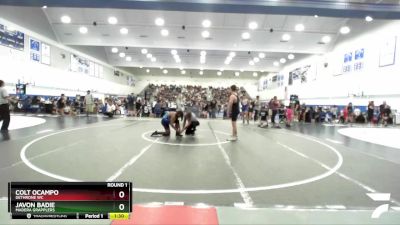 165 lbs Round 1 - Colt Ocampo, Dethrone WC vs Javon Badie, Madera Grapplers