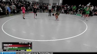 120 lbs Cons. Round 2 - Myah Held, Minnesota vs Mackenzie Olson, Nebraska