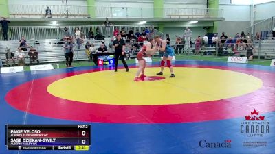 69kg 1st Place Match - Paige Veloso, Alberta Elite Women`s WC vs Sage Dziekan-Gwilt, Alberni Valley WC