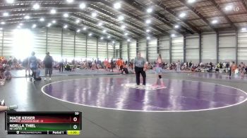 127 lbs Semis & 1st Wrestleback (8 Team) - Sophia Mussari, Midwest Assasins Blue vs Nevaeh Wilson, The Fort Lady Hammers